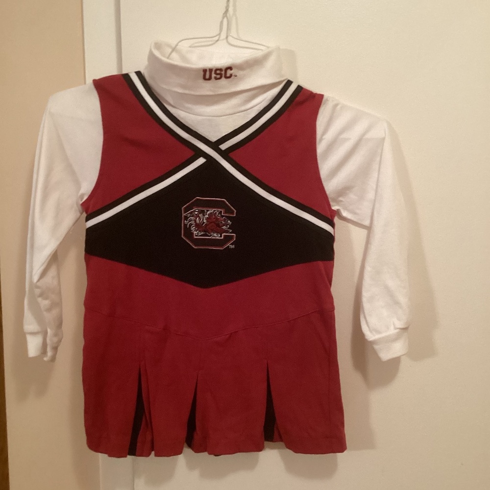 Vintage NCAA USC girls cheerleader dress (5-6)